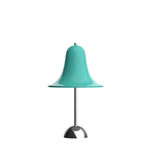 Verner Panton Pantop Bærbar Lampe Blågrønn