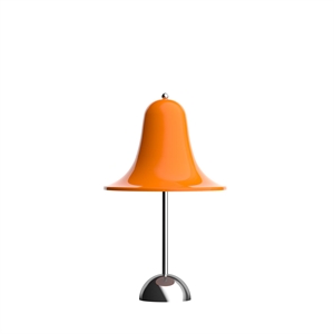 Verner Panton Pantop Bærbar Lampe i Livlig Oransje