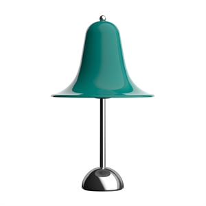 Verner Panton Pantop Bordlampe Ø23 Mørk Blågrønn