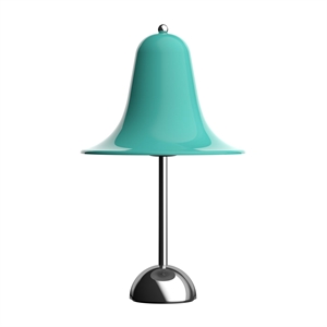 Verner Panton Pantop Bordlampe Ø23 Lys Blågrønn