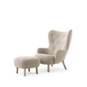 &Tradition Petra VB3 Lenestol Karakorum 003/Oljet Eik inkl. ATD1 Poff