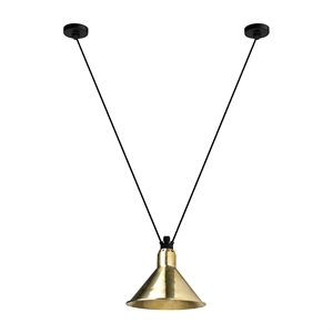 Lampe Gras N323 L Conic Taklampe Svart/ Messing