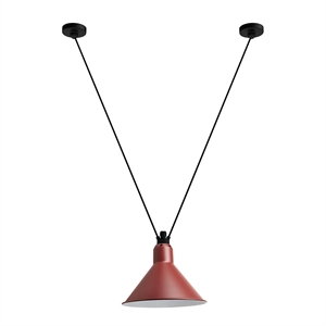 Lampe Gras N323 L Conic Taklampe Sort/ Rød