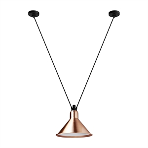 Lampe Gras N323 L Conic Taklampe Kobber/hvit