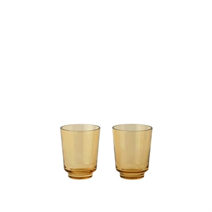 Muuto Raise Glasssett med 2 Stk. 30 Cl Brent Oransje