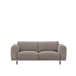Muuto Rest 2-seters Sofa med Peis 6/ Sort