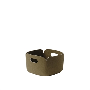 Muuto Restore Kurv 28x28 Brungrønn