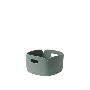 Muuto Restore Kurv 28x28 Støvet Grønn