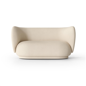 Ferm Living Rico Sofa 2-seter Børstet Off-White