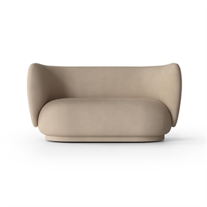 Ferm Living Rico Sofa 2-seter Børstet Sand