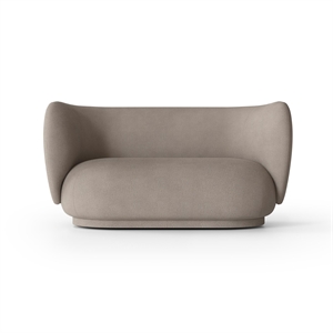 Ferm Living Rico Sofa 2-seter Børstet Varm Grå