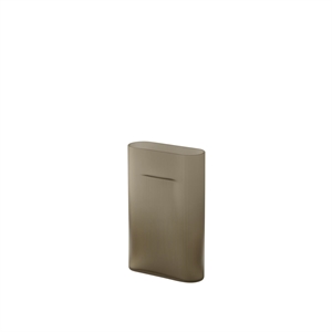 Muuto Ridge Vase H35 Taupe/ Frostet Glass