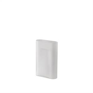Muuto Ridge Vase H35 Hvit/ Frostet Glass