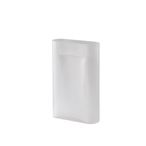 Muuto Ridge Vase H48,5 Hvit/ Frostet Glass
