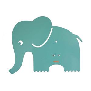 roommate Elefant Silhuettlampe Vegglampe Blå/Grønn