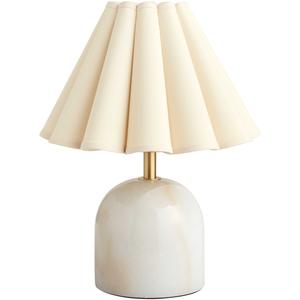Decotique Lauren Petite Bordlampe Hvit/ Beige