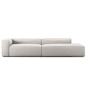 Decotique Grand 3-seters Sofa med Åpen Ende, Høyre, Månehvit