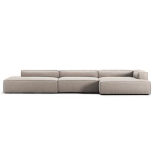 Decotique Grand 5-seters Sofa Åpen Ende Venstre Sandskall/ Beige