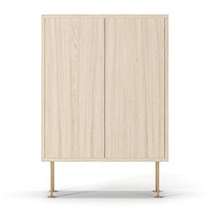 Decotique Vogue 64 skap hvitpigmentert eik/ Messing
