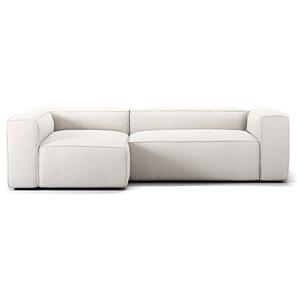 Decotique Grand 3-seters Sofa Divan Venstre Damp/ Hvit