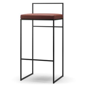 Department Barkrakk med Ryggstøtte 90 cm Sort/brunt Skinn