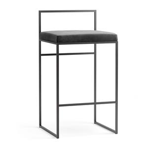 Department Barkrakk med Ryggstøtte 80 cm Sort/ Lys Rosa