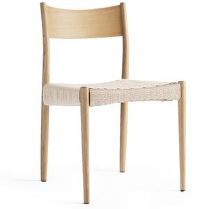 Decotique Bond spisestol hvitmalt eik