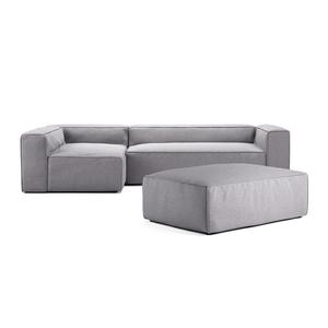 Decotique Grand 4-seters divansofa med fotskammel, venstre, sandskall/ Beige