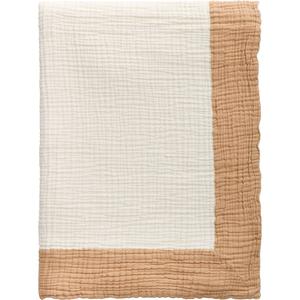 Decotique Ella Crincle sengeteppe 260x260 mørk Sand
