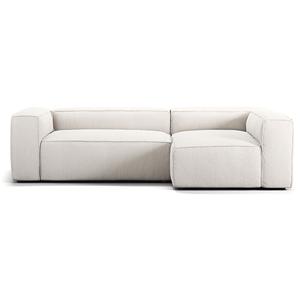 Decotique Grand 3-seters Sofa Divan Høyre Damp/ Hvit
