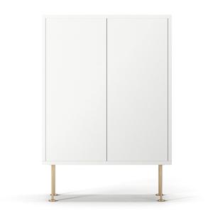 Decotique Vogue 64 Skap Hvit/ Messing