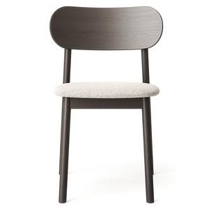 Decotique Elephant Spisestol Mørk Eik/hvit Bouclé