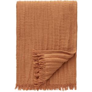 Decotique Crinkle sengeteppe 130x170 lysebrunt