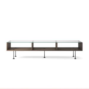 Decotique Vogue salongbord 45x165 mørk eik/ Sort