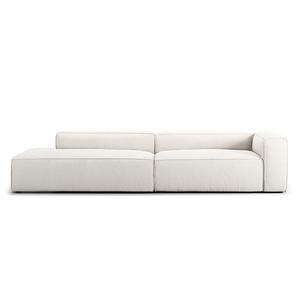 Decotique Grand 3-seters Sofa Åpen Ende Venstre Damp/ Hvit