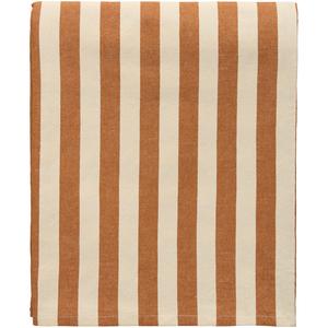 Decotique blokkstripete duk 140x240 Brun