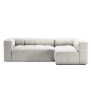 Decotique Mure 3-seters Sofa med Divan Høyre Damp/ Hvit