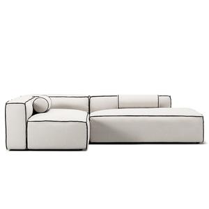 Decotique Grand Hue 3-seters Sofa med Åpen Ende, Høyre, Damp/ Hvit/grafittgrå