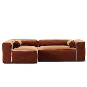 Decotique Grand Hue 3-seters Sofa Divan Venstre Månehvit/ Kobber