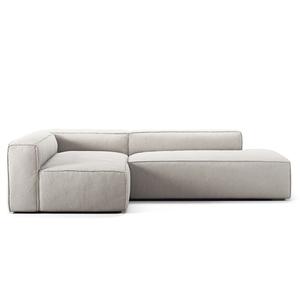 Decotique Grand 3-seters Sofa med Åpen Ende, Høyre, Månehvit