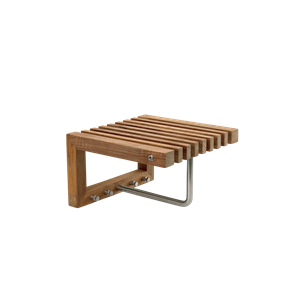 Fritz Hansen Skagerak Collection Cutter-kledningsstativ Mini Teak/Rustfritt Stål