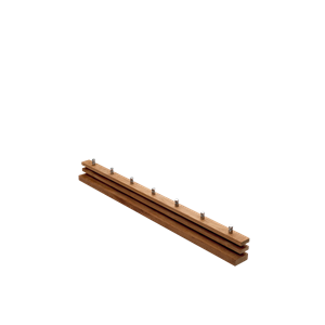 Fritz Hansen Skagerak Collection Cutter-kledningsstativ 100 cm Teak/rustfritt Stål