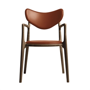 Ro Collection Salon Spisestol Polstret Røkt Eik/Calvados Lær