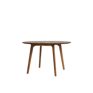 Ro Collection Salon Spisebord Ø120 Røkt Eik