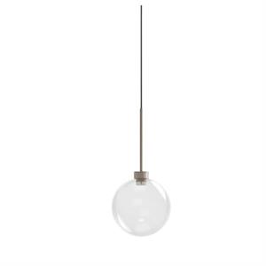 Karman Opium 1 Taklampe Ø20 Transparent/ Halvblank Aluminium