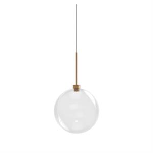 Karman Opium 1 Taklampe Ø30 Transparent/ Aluminium/ Bronse