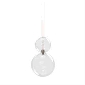Karman Opium 2 Taklampe Transparent/ Halvblank Aluminium