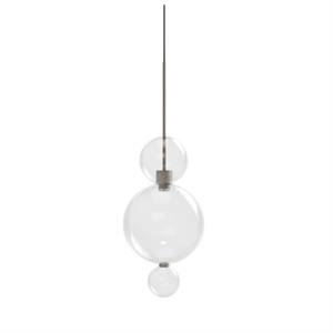 Karman Opium 3 Taklampe Transparent/ Halvblank Aluminium