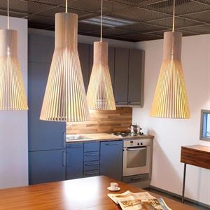 Secto 4201 Taklampe Sort Secto 4201 by Secto Design | Wooden pendant lighting, Living