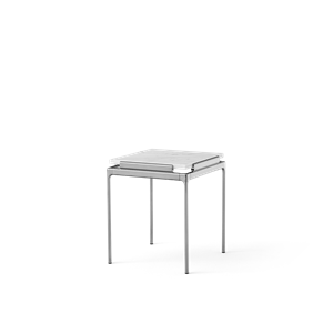 &Tradition Sett LN11 Sidebord Bianco Carrara/mørk Krom